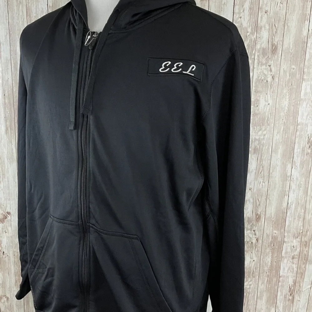 Nike Hoodie Mens Extra Large Black EEL Sweatshirt Pullover   N11 - Picture 8 of 8